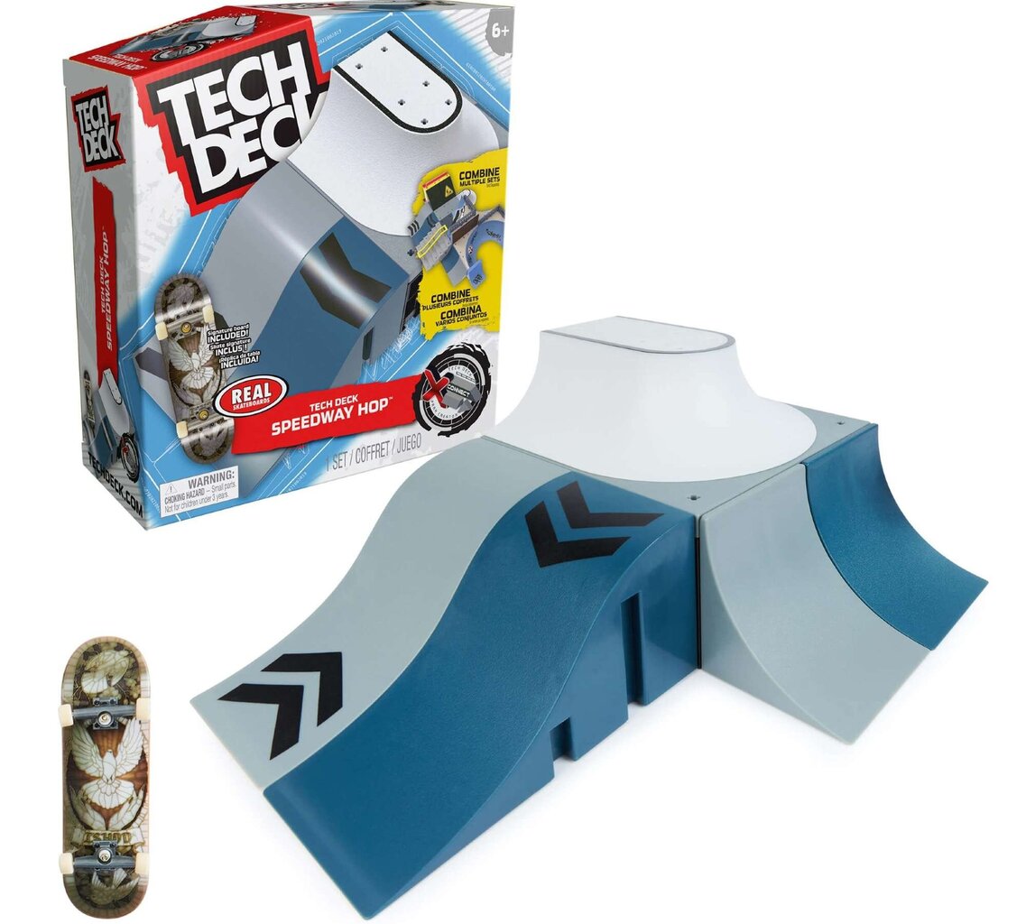 Fingerboard speedway set Tech Deck hop ramp цена и информация | Mänguasjad poistele | hansapost.ee