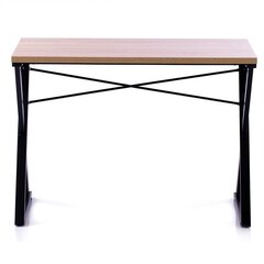 Письменный стол Homede Lirn, коричневый/черный цена и информация | Компьютерные, письменные столы | hansapost.ee