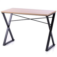 Письменный стол Homede Lirn, коричневый/черный цена и информация | Компьютерные, письменные столы | hansapost.ee