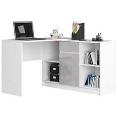 Письменный стол с комодом NORE B17, белый/светло-серый цена и информация | Компьютерные, письменные столы | hansapost.ee