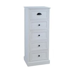 Kummut Meldon, 45x35xH116.5cm, valge price and information | Living room cupboards | hansapost.ee