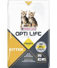Versele Laga Opti Life kassipoegadele kanaga, 2,5 kg hind ja info | Kassi kuivtoit ja kassikrõbinad | hansapost.ee