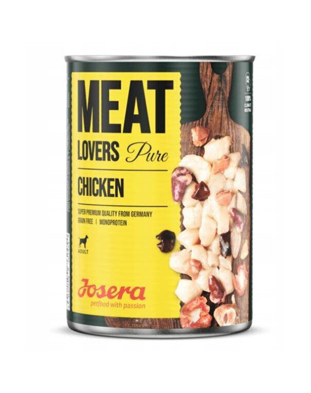 Josera Meatlovers Pure kanaga, 6x800 g цена и информация | Koerakonservid | hansapost.ee