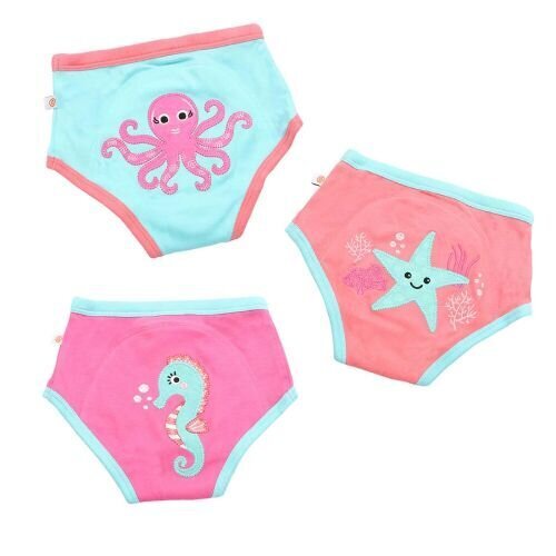 Ühekordsed mähkmed Zoocchini Ocean Gals, S, 11,5-15 kg, 3 tk. цена и информация | Mähkmed, riidest mähkmed | hansapost.ee