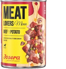 Josera Meatlovers Menu с говядиной и картофелем, 6х400 г цена и информация | Консервы для собак | hansapost.ee