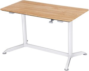 Письменный стол Songmics 120х60 см, коричневый/белый цена и информация | Компьютерные, письменные столы | hansapost.ee