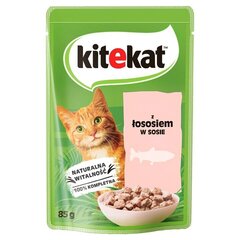 Kitekat для взрослых кошек с лососем, 28х85 г цена и информация | Консервы для кошек | hansapost.ee