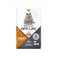 Versele Laga Opti Life для кошек с лососем, 1 кг цена и информация | Сухой корм для кошек | hansapost.ee