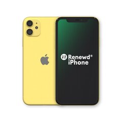 Renewd® Apple iPhone 11 128GB RND-P143128 Yellow hind ja info | Apple renewd Mobiiltelefonid, fotokaamerad, nutiseadmed | hansapost.ee