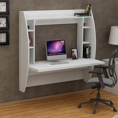 Письменный стол Kalune Design Buglem, белый цена и информация | Компьютерные, письменные столы | hansapost.ee