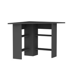 Письменный стол Kalune Design Corner, темно-серый цена и информация | Компьютерные, письменные столы | hansapost.ee