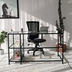Письменный стол Kalune Design Master M101, черный цена и информация | Компьютерные, письменные столы | hansapost.ee