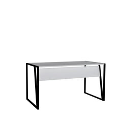 Письменный стол Kalune Design 845 Lara, белый/черный цена и информация | Детские письменные столы | hansapost.ee