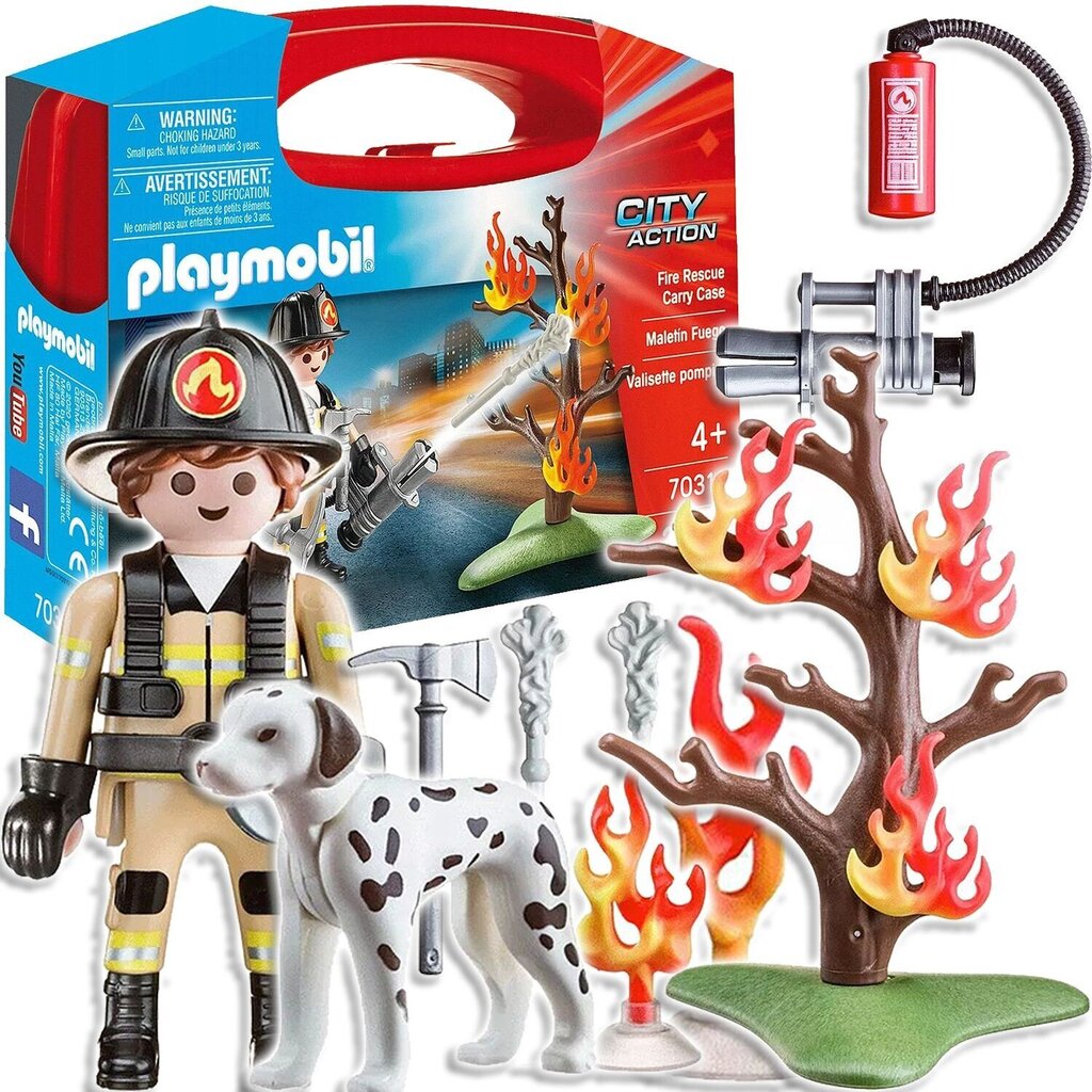 Playmobil® 70310 City Action, Firefighter Box цена и информация | Klotsid ja konstruktorid | hansapost.ee