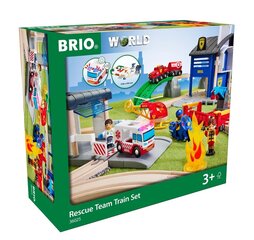 Brio Rescue Team Set Set 63602500 цена и информация | Конструкторы и кубики | hansapost.ee