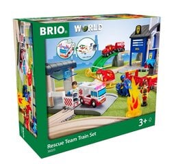 Ehituskomplekt Brio Rescue 63602500 hind ja info | Klotsid ja konstruktorid | hansapost.ee