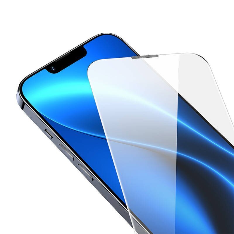 Baseus Crystal Tempered Glass Dust-proof 0.3mm for iPhone 14|13|13 Pro (2pcs) цена и информация | Ekraani kaitseklaasid ja kaitsekiled | hansapost.ee