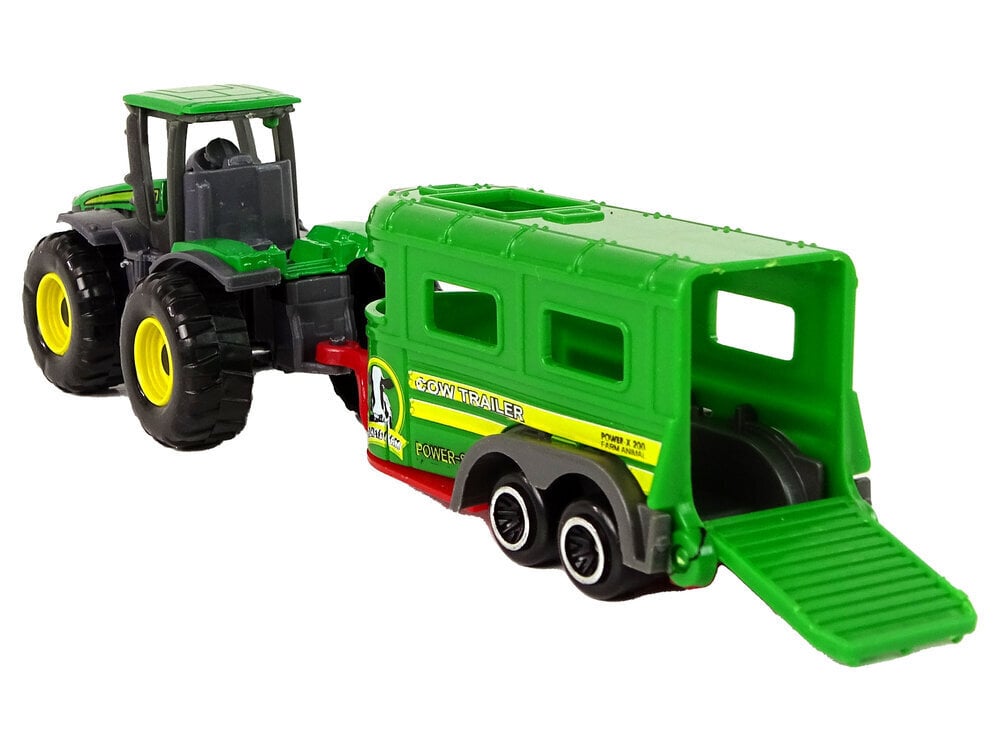 Haagisega traktor Lean Toys hind ja info | Mänguasjad poistele | hansapost.ee