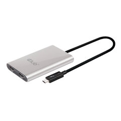 CLUB3D Thunderbolt 3 to Dual HDMI 2.0 Adapter цена и информация | Адаптеры и USB-hub | hansapost.ee
