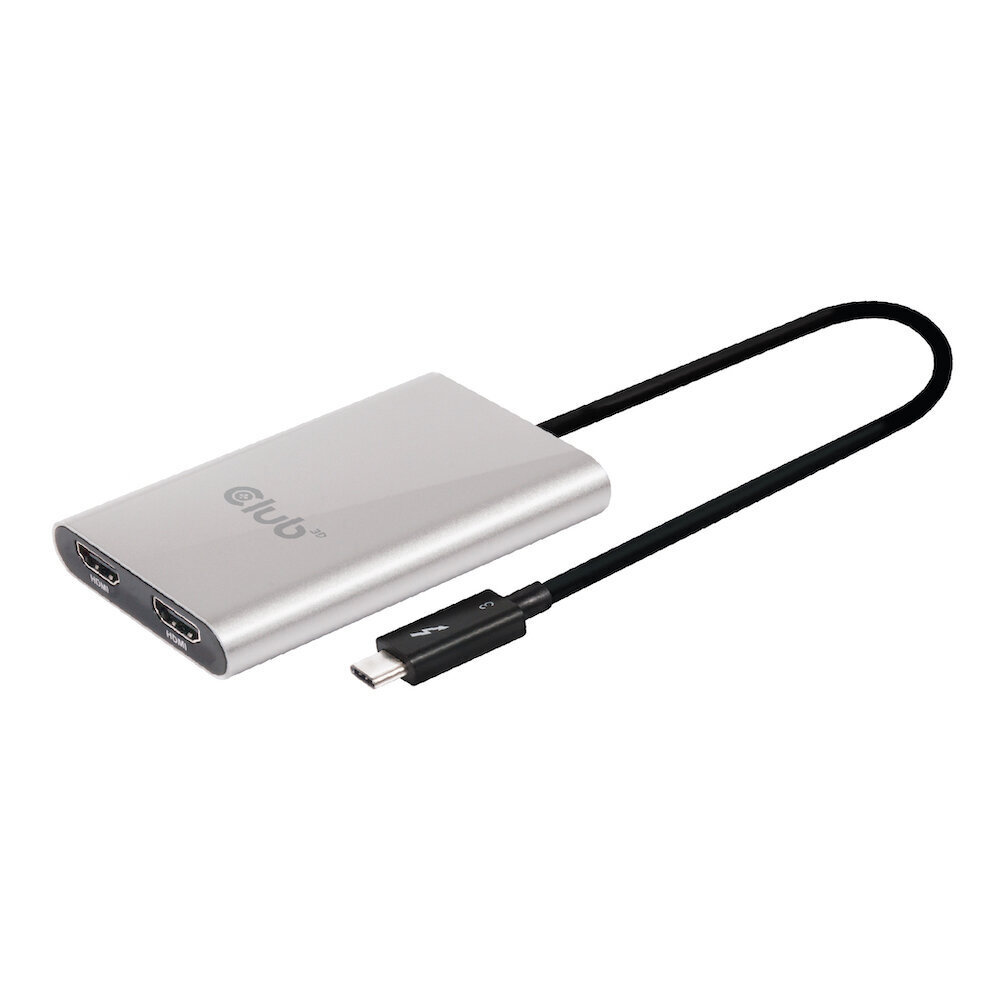 Sensevision Thunderbolt 3 kuni kahe HDMI 2.0 adapteriga цена и информация | USB adapterid ja jagajad | hansapost.ee