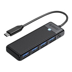 Адаптер-концентратор Orico USB A3.0x4 4-в-1 цена и информация | Адаптеры и USB-hub | hansapost.ee