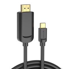 USB-C to HDMI, Vention CGUBG, 1,5m (black) цена и информация | Vention Бытовая техника и электроника | hansapost.ee