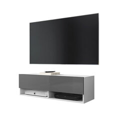 TV laud Wander 100 cm, valge/hall hind ja info | Televiisori alused | hansapost.ee