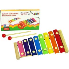 Wooden Accompaniment Sticks Colourful 8 Tones hind ja info | Arendavad laste mänguasjad | hansapost.ee