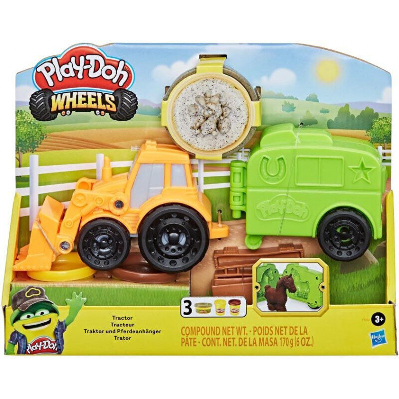 Komplekt koos traktori Play-Doh Ciastolina + vormiga hind ja info | Arendavad laste mänguasjad | hansapost.ee