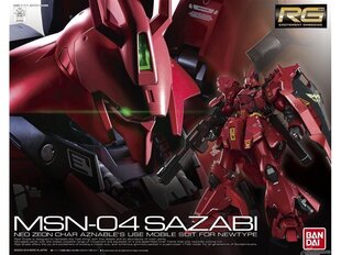 Bandai - RG MSN-04 Sazabi, 1/144, 61605 цена и информация | Конструкторы и кубики | hansapost.ee