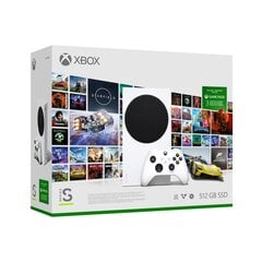 Microsoft Xbox Series S Console - White + 3 Month Game Pass (EU) (Xbox Series S) цена и информация | Игровые приставки | hansapost.ee