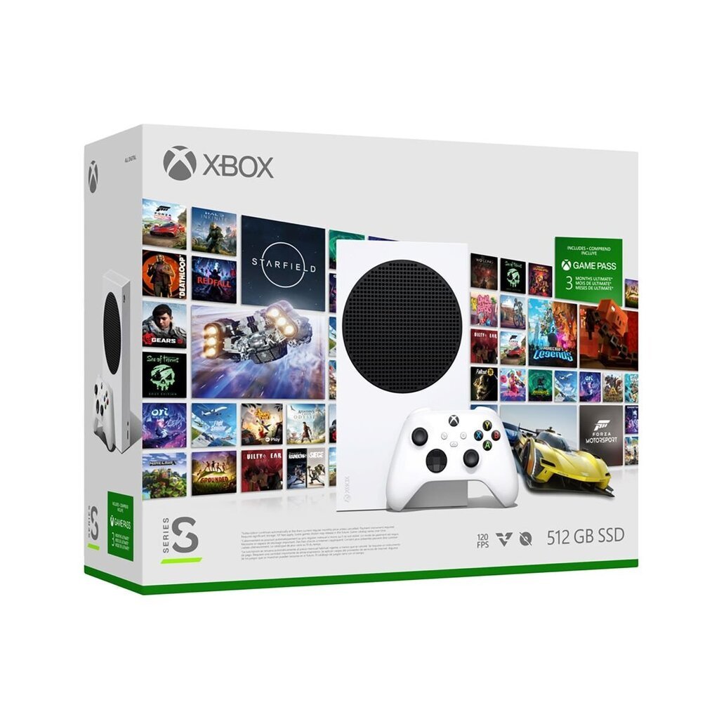 Microsoft Xbox Series S Console + 3M Game Pass EU hind ja info | Mängukonsoolid | hansapost.ee
