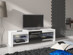 TV laud Flex, valge/must hind ja info | Televiisori alused | hansapost.ee