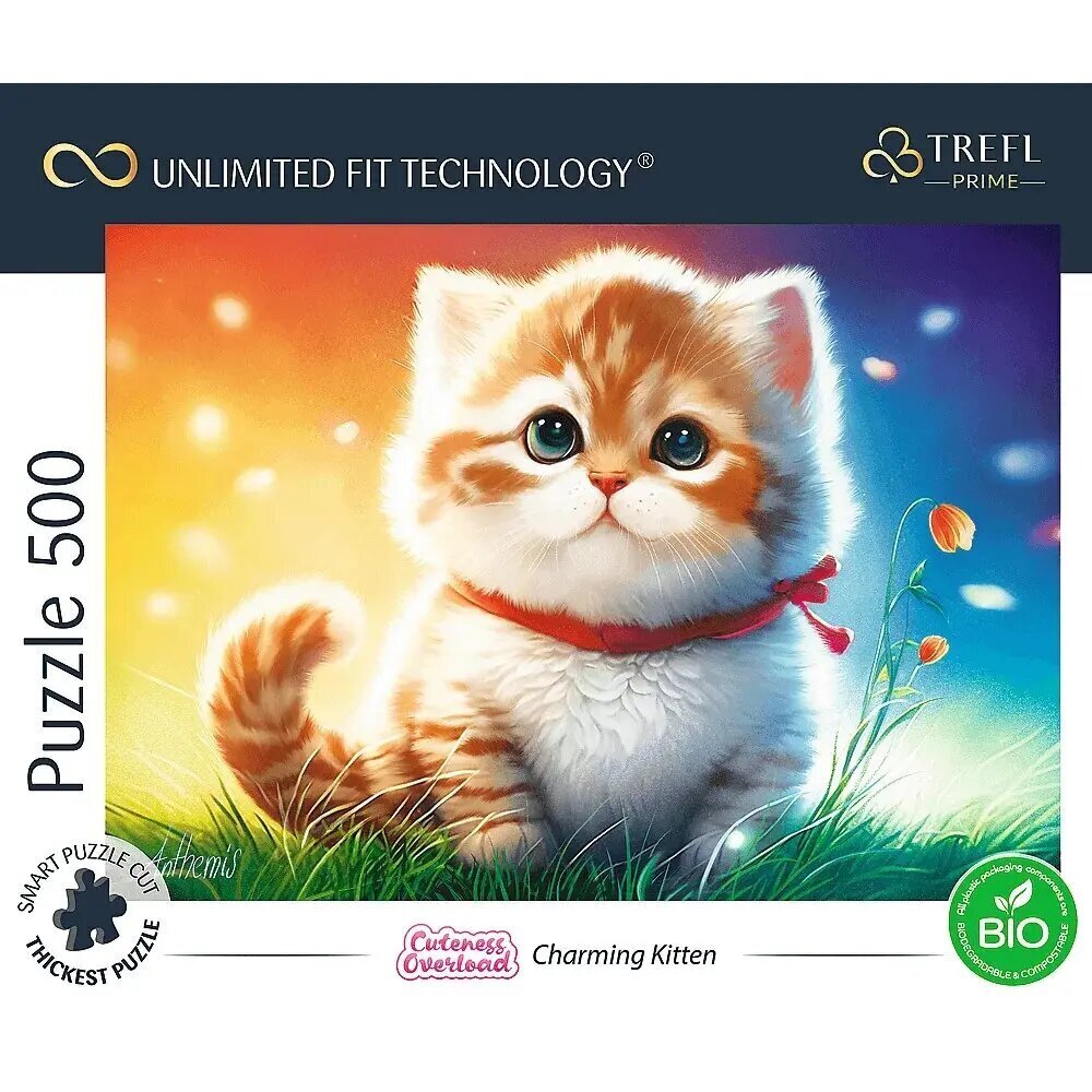Pusle Trefl Charming Kitten, 500 tk. hind ja info | Pusled lastele ja täiskasvanutele | hansapost.ee