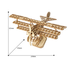 Robotime Airplane 3D пазл цена и информация | Конструкторы и кубики | hansapost.ee