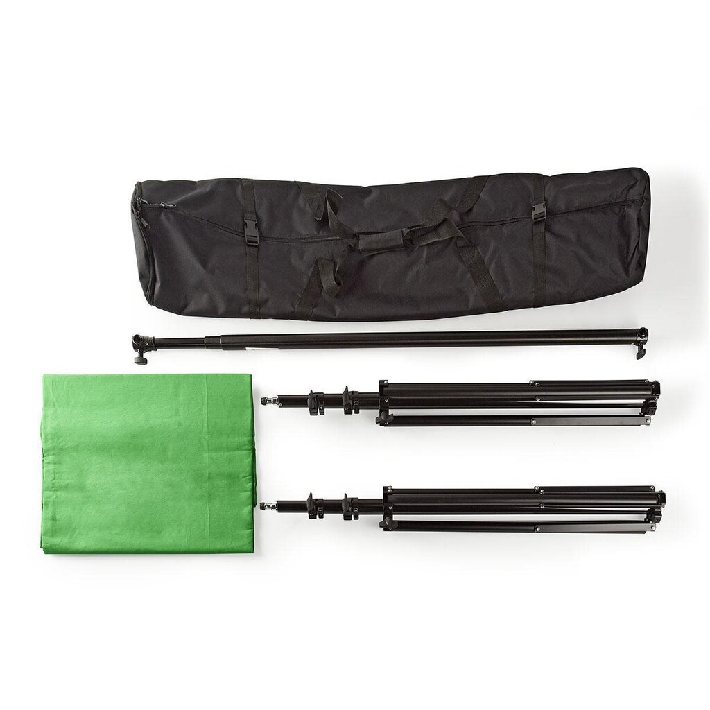 Nedis BDKT10GN Photo Studio Background Kit 1,90 x 2,95 m hind ja info | Fotovalgustid, ringvalgustid ja fotostuudiod | hansapost.ee