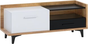 ТВ столик Meblocross Box 08 1D1S, светло-коричневый/белый цена и информация | Тумбы под телевизор | hansapost.ee
