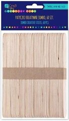 Деревянные палочки Jumbo, 60 шт. цена и информация | Принадлежности для изготовления украшений, бисероплетения | hansapost.ee