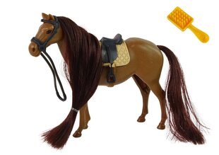 Фигурка Лошади Лошадь расчесывает коричневую гриву цена и информация | Игрушки для девочек | hansapost.ee