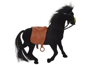 Черная бархатная фигурка лошади с фермы цена и информация | Игрушки для девочек | hansapost.ee