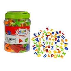 Magnetic Letters and Numbers in a Jar Alphabet of 78 Elements цена и информация | Развивающие игрушки для детей | hansapost.ee