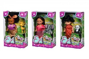 Кукла Evi Love с диким животным, 3 вида цена и информация | Игрушки для девочек | hansapost.ee