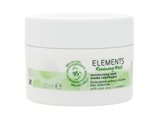 Taastav juuksemask Wella Professionals Elements Renewing Moisturizing Mask, 150 ml hind ja info | Palsamid | hansapost.ee