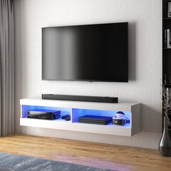 TV laud Selsey Dean LED 100 cm, valge hind ja info | Televiisori alused | hansapost.ee