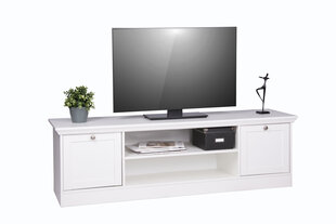 Столик под телевизор Finori Landwood 17, белый цена и информация | Тумбы под телевизор | hansapost.ee