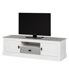 ТВ столик Notio Living Tommy 150, белый/серый цена и информация | Тумбы под телевизор | hansapost.ee