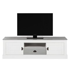 ТВ столик Notio Living Tommy 150, белый/серый цена и информация | Тумбы под телевизор | hansapost.ee