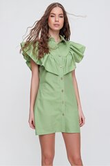 Женское платье, зеленое цена и информация | Платье | hansapost.ee