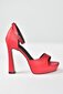 Naiste kingad, punane цена и информация | Sandaalid naistele | hansapost.ee
