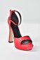 Naiste kingad, punane цена и информация | Sandaalid naistele | hansapost.ee